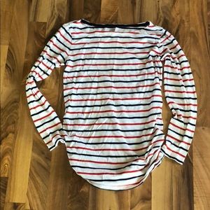 Old Navy Striped Boatneck Maternity Shirt